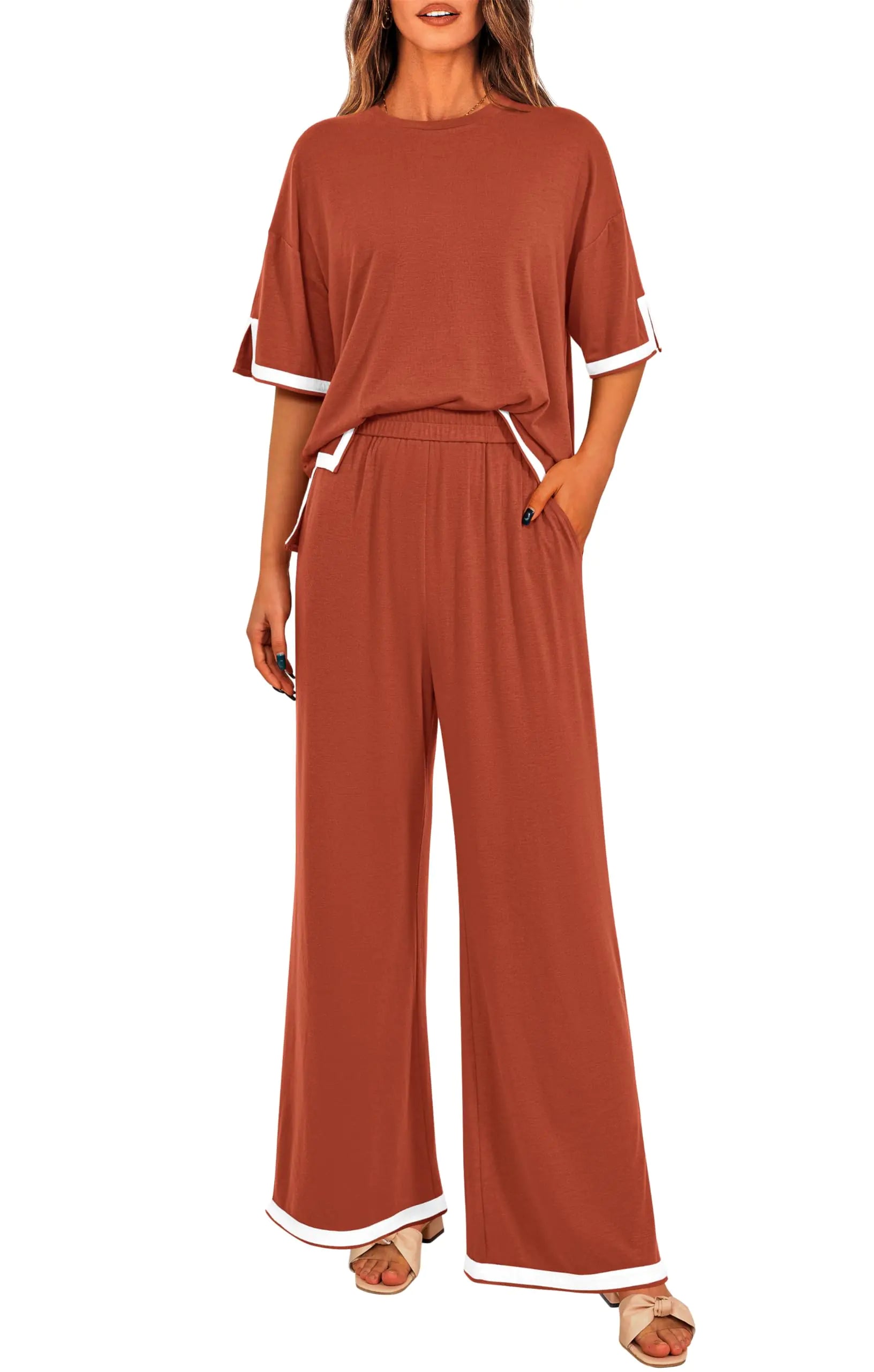 MASCOMODA Womens Summer 2 Piece Outfit